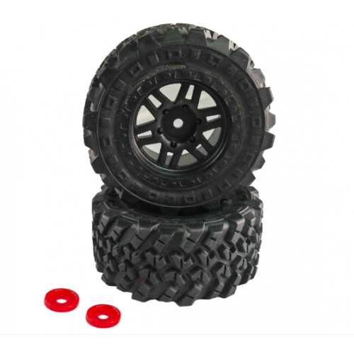 MJX Hyper Go 14300D1 Off-Road Tire Wheels (4pcs) – Spare Parts for 1/14 RC Cars 14209 & 14210 MJX Hyper Go 14300D1 Off-Road Tire Wheels (4pcs) – Spare Parts for 1/14 RC Cars 14209 & 14210