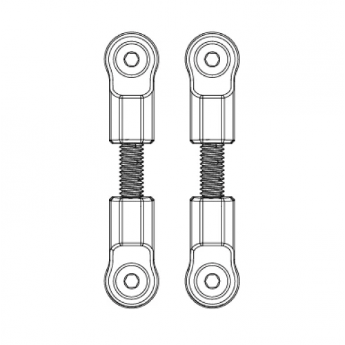 MJX Hyper Go 14431D Steering Linkages Tie Rods – Spare Parts for 1/14 RC Car 14211