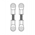 MJX Hyper Go 14431D Steering Linkages Tie Rods – Spare Parts for 1/14 RC Car 14211