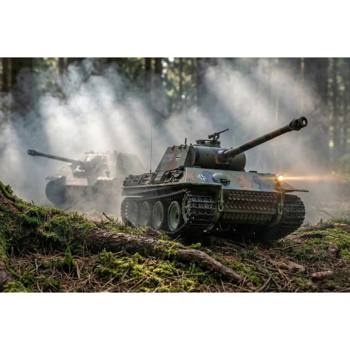 Heng Long German Panther RC Tank – 1/16 Scale RTR Infrared Battle Tank