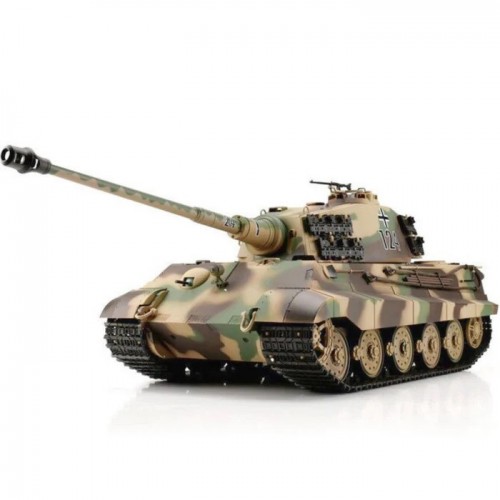 Heng Long 3888A German King Tiger RC Tank 320° Spin Turret 1/16 Upgrade Metal RC tank