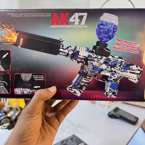 Mini Ak47 Gel Blaster Gun With Smoke And Light Mini Ak47 Gel Blaster Gun With Smoke And Light