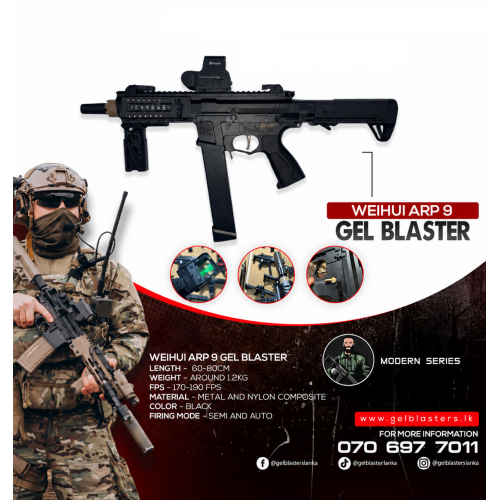 ARP9 Gel Blaster – High-Performance Nylon Body Gel Blaster