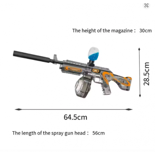 2-in-1 G555-3W Hydrogel Gun & EVA Soft Bullet Blaster | Water Toy & Outdoor Action Game Toy