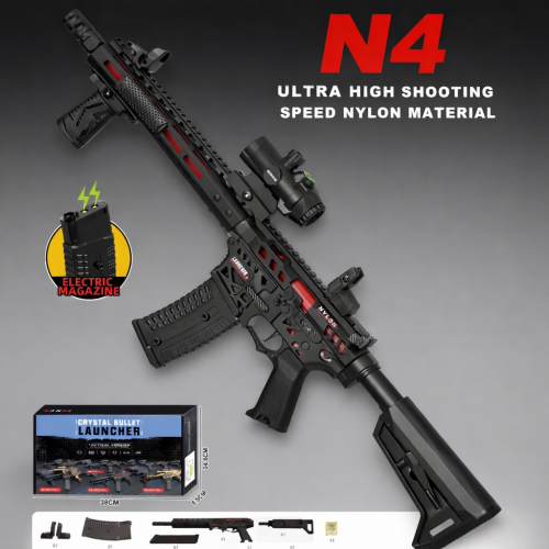 N4 Style Electric Gel Blaster Toy – High Speed Nylon Model