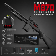 M870 Style Electric Gel Blaster Toy – High-Speed Nylon Body with Electric Magazine