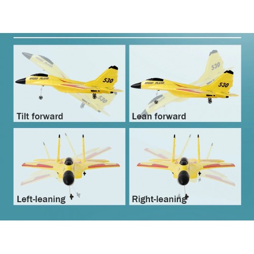 MIG-530 RC Plane 2.4G Remote Control EPP Fixed Wing Airplane RC Glider Aircraft Fighter Plane Children Toys Gifts MIG-530 RC Plane 2.4G Remote Control EPP Fixed Wing Airplane RC Glider Aircraft Fighter Plane Children Toys Gifts