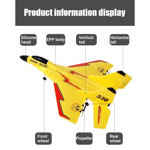 MIG-530 RC Plane 2.4G Remote Control EPP Fixed Wing Airplane RC Glider Aircraft Fighter Plane Children Toys Gifts MIG-530 RC Plane 2.4G Remote Control EPP Fixed Wing Airplane RC Glider Aircraft Fighter Plane Children Toys Gifts