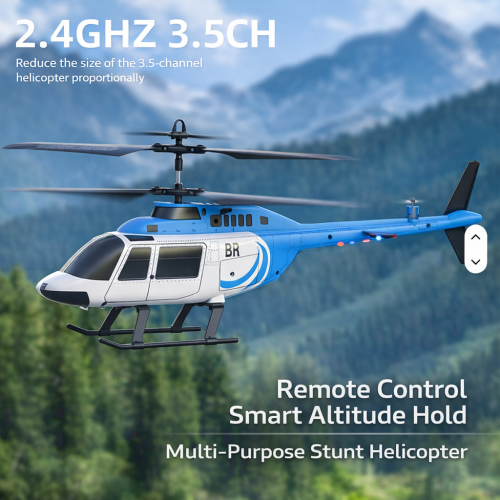 E3303A 2.4GHz RC Military Helicopter for Kids with Altitude Hold | H33 Army Remote Control Helicopter