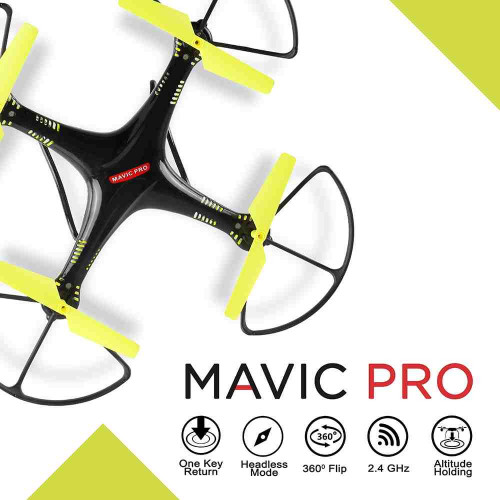 Kids Drone Gd-117 Without 4 Channel Camera With Remote Control - Black 