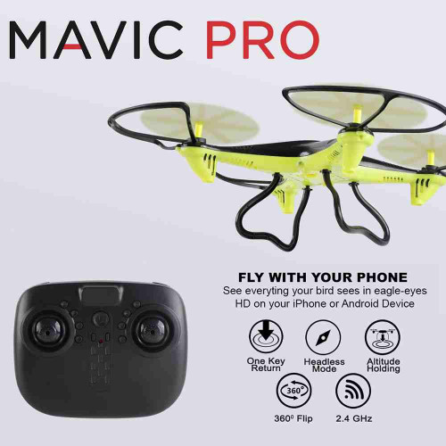 Kids Drone Gd-117 Without 4 Channel Camera With Remote Control - Black 