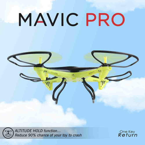 Kids Drone Gd-117 Without 4 Channel Camera With Remote Control - Black 