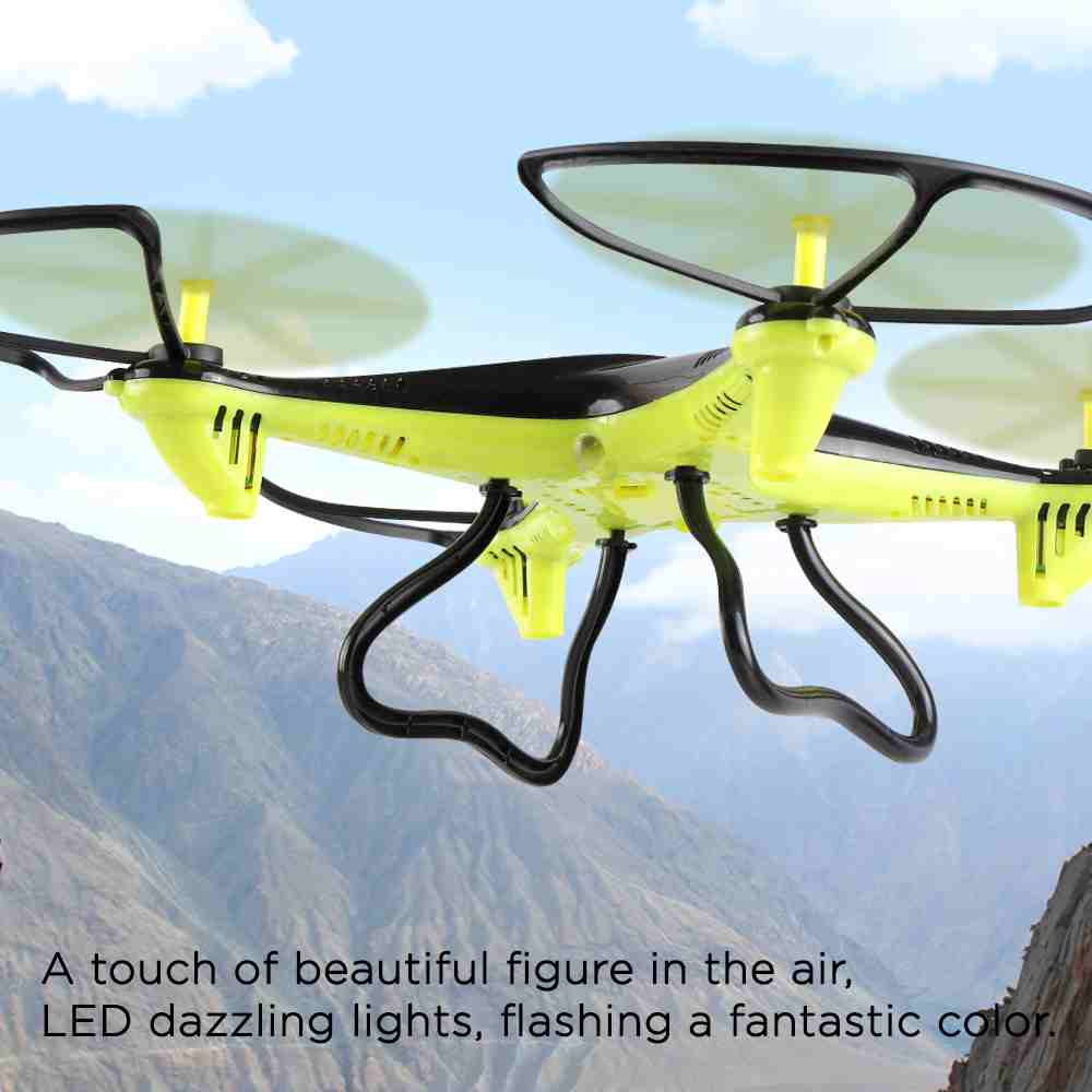 Kids Drone Gd-117 Without 4 Channel Camera With Remote Control - Black 