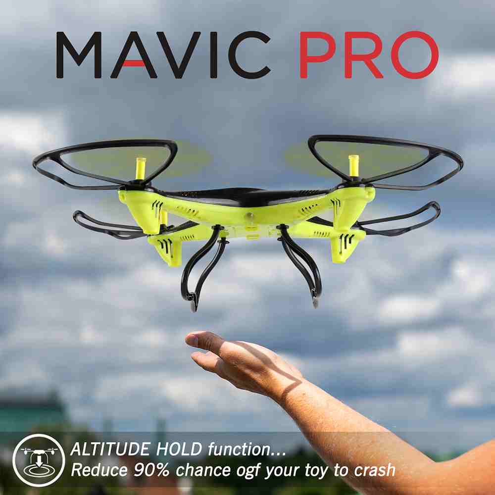 Kids Drone Gd-117 Without 4 Channel Camera With Remote Control - Black 