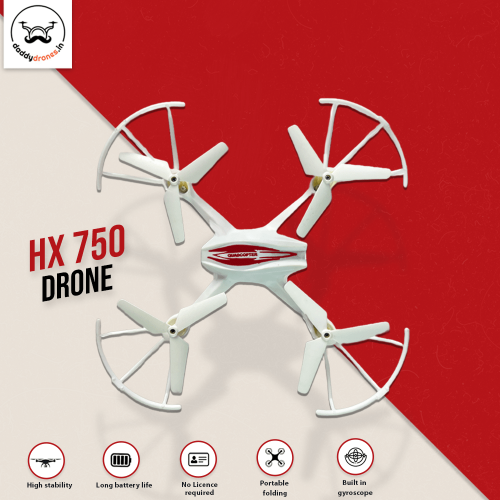 Hx-750 Mini Drone For Kids With Remote Control No Camera - Black