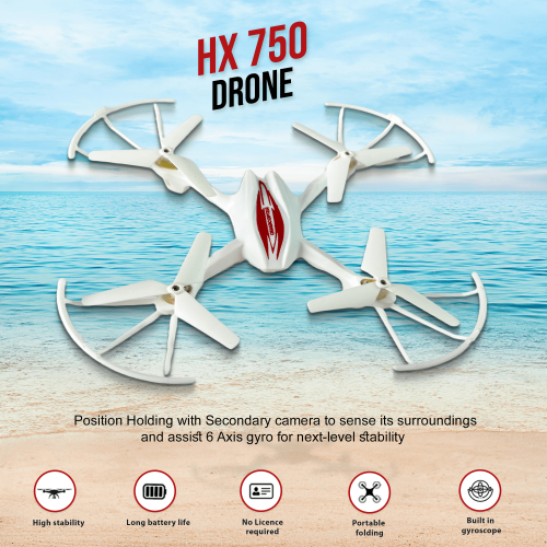 Hx-750 Mini Drone For Kids With Remote Control No Camera - Black Hx-750 Mini Drone For Kids With Remote Control No Camera - Black
