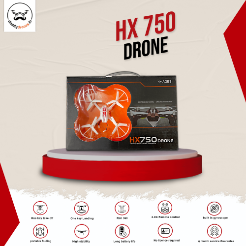 Hx-750 Mini Drone For Kids With Remote Control No Camera - Black Hx-750 Mini Drone For Kids With Remote Control No Camera - Black