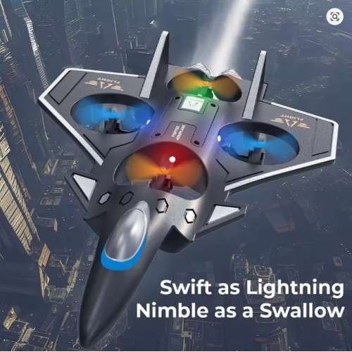 JJRC H130 Remote Control Foam Fighter Glider – Kids Stunt RC Aircraft