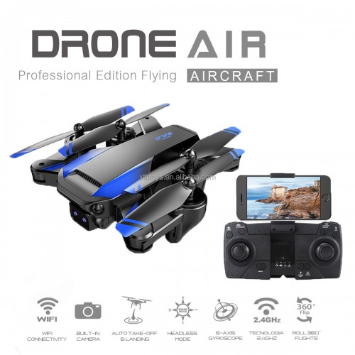 LH-68 Pro Air Professional Drone Wifi Fpv Mavic 4k HD Gimbal Dual 1080p 720p Camera With Remote Control 