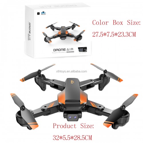 LH-68 Pro Air Professional Drone Wifi Fpv Mavic 4k HD Gimbal Dual 1080p 720p Camera With Remote Control 