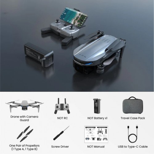 NOT ORO 2K Ultra HD Camera Drone with Gimbal - Single Battery