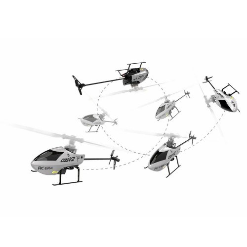 RC ERA C129 V2 4CH 6-Axis Gyro Flybarless RC Helicopter (RTF)