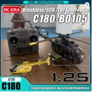 RC ERA 1:25 C180 RC Helicopter BO105 6CH Brushless with Optical Flow Positioning 3D Stunt 