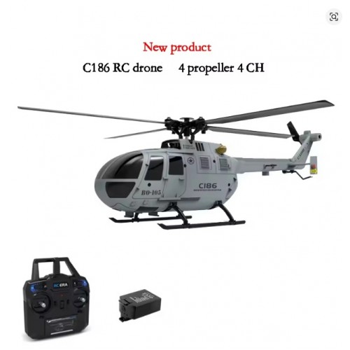 RC ERA C186 PRO 4CH 6-Axis Gyro RC Helicopter (Altitude Hold)