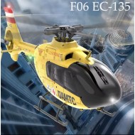 Yu Xiang F06 EC135 6CH RC Helicopter – Dual Brushless Scale Helicopter with Optical Flow Positioning