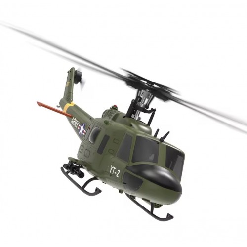 YUXIANG F07 UH-1D RC Helicopter Toys for Adults, 1/34 Scale 2.4G 6CH 6G/3D Stabilized Aircraft 6-Axis Gyro Brushless Flybarless Helicopter for UH-1 Huey - RTF