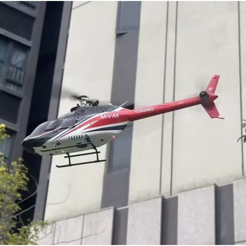 YU XIANG F08 1/34 Scale Bell 206 2.4G 6CH Brushless Direct-Drive RC Helicopter Model with Optical Flow Positioning