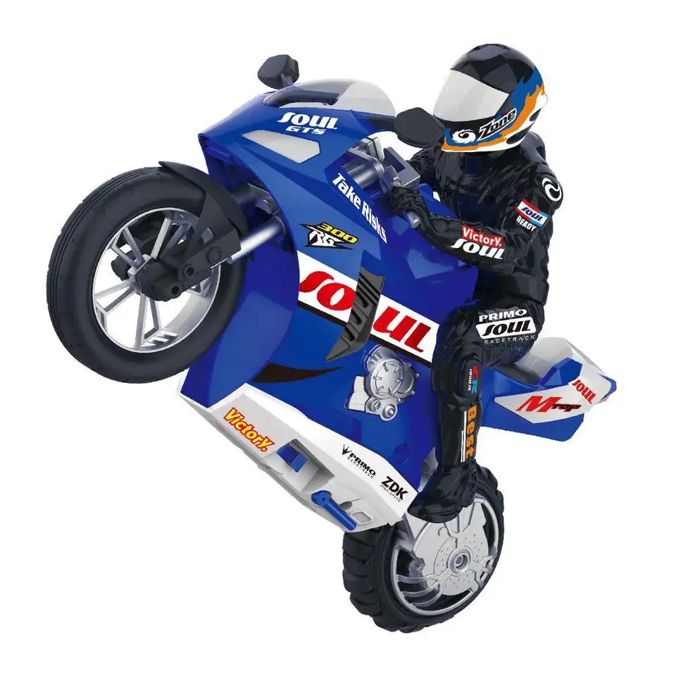 HC-802 Rc Remote Control Motorycle Self Balanced Stunt Bike 1:6 With Axis  Gyroscope