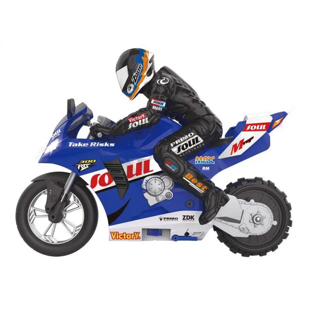 HC-802 Rc Remote Control Motorycle Self Balanced Stunt Bike 1:6 With 6 ...