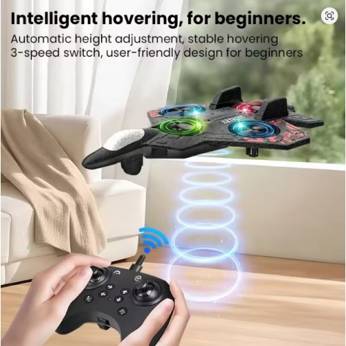 Rc Glider Flying Toy With Light Jet Airplane 2.4G EPP Stunt Remote Control Foam Fighter Plane Toys for Boys Kids Rc Glider Flying Toy With Light Jet Airplane 2.4G EPP Stunt Remote Control Foam Fighter Plane Toys for Boys Kids