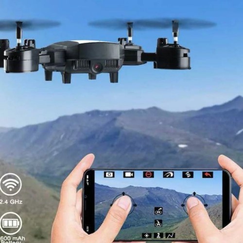 V-18 Mini Drone With Wifi 4k Hd 480P Camera With Remote Control