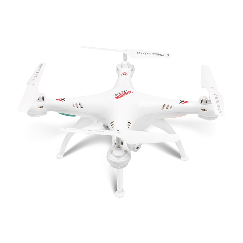 Vision Drone With Wifi Camera & Rc App Control In White Color Vision Drone With Wifi Camera & Rc App Control In White Color