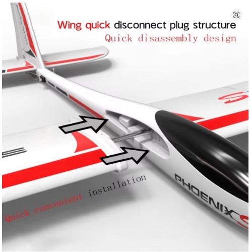 Volantex Phoenix S 742-7 RC Glider – 1600mm EPO Foam RC Glider Airplane