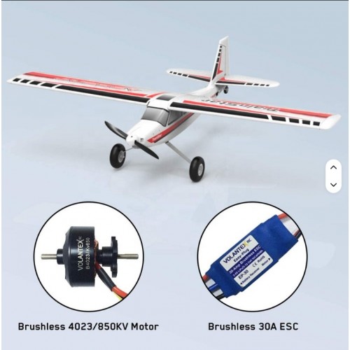 VOLANTEXRC TrainStar Ascent 74708P-PNP – 1400mm RC Trainer Aircraft PNP
