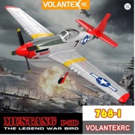 Volantex RC P51D Mustang 768-1 – 750mm 4CH Brushless RC Warbird Airplane