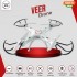 ELECTROBOTIC VEER 360 | ALTITUDE HOLD DRONE | DOUBLE BATTERY DOUBLE FUN | Drone With 2.4GHZ Remote Control ( Red )